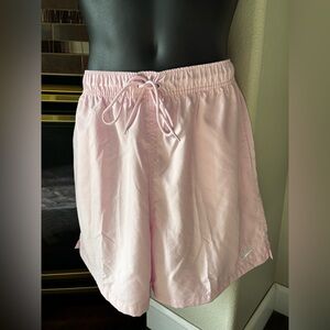Nike Men’s Pink Athletic Shorts Elastic Drawstring Size Large